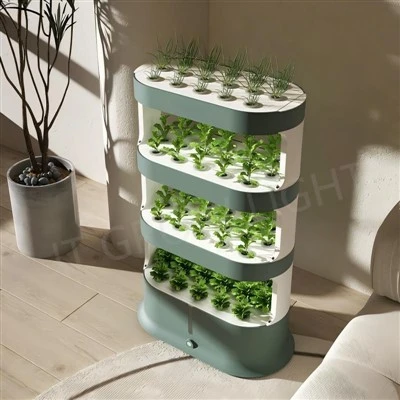 Hydroponic inni lóðrétt garðsturn